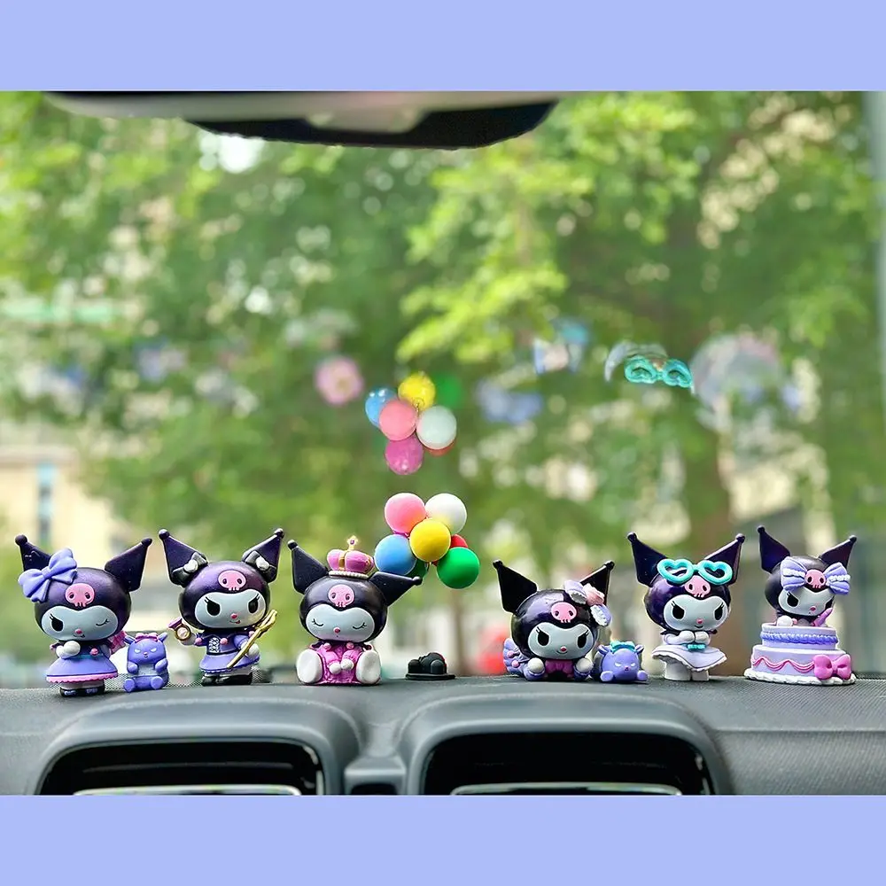 Sanrio Kuromi Kawaii Anime Car Interior Decoration Car Hook Multifunction Car Seat Hook Car Invisible Hook Universal 2024 Cute