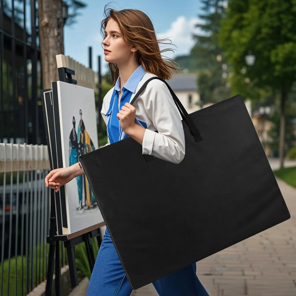 Extra Large 36x48 Art Portfolio Bag, Waterproof Poster Tote for Artwork, Sketch, Canvas view 6
