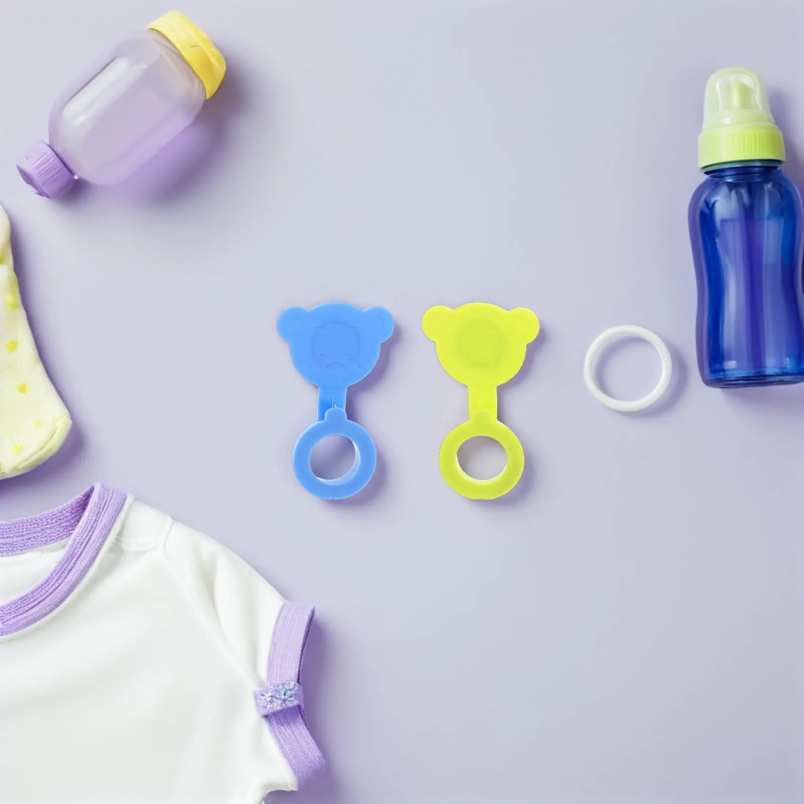 4pcs Silicone Baby Bath Tub Drain Stoppers – Leakproof, Soft & Flexible Bathtub Plugs for Infants