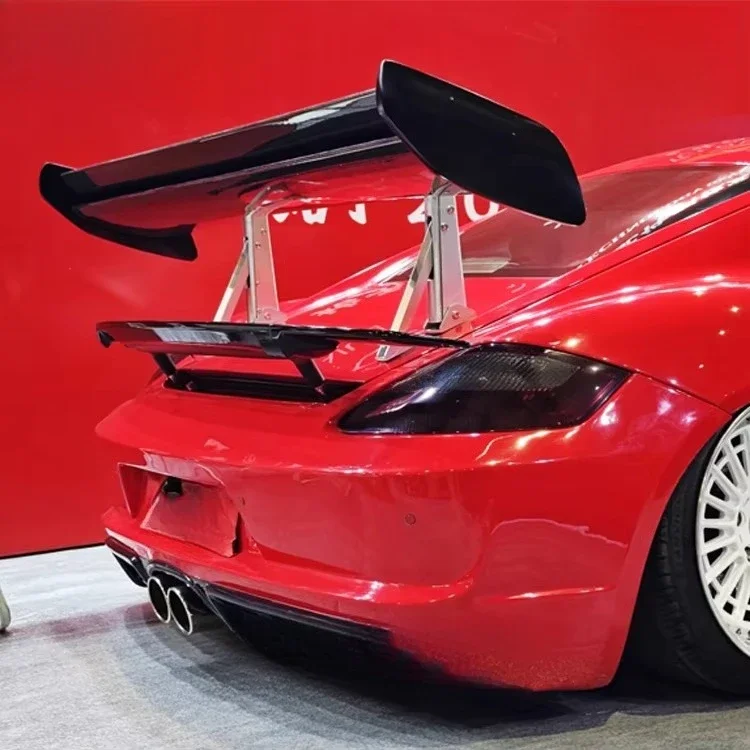 Electric Tail Wing Dry Carbon Fiber Rear Trunk Spoiler for   911 992 Carrera Upgrade GT3RS Style