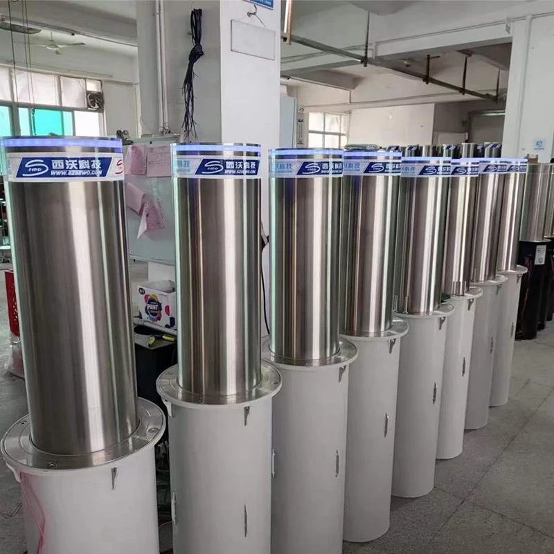 Hot Sale SEWO Hydraulic Rising Bollards Automatic Remote Control Retractable Safety Bollard for Vehicle Access Control System