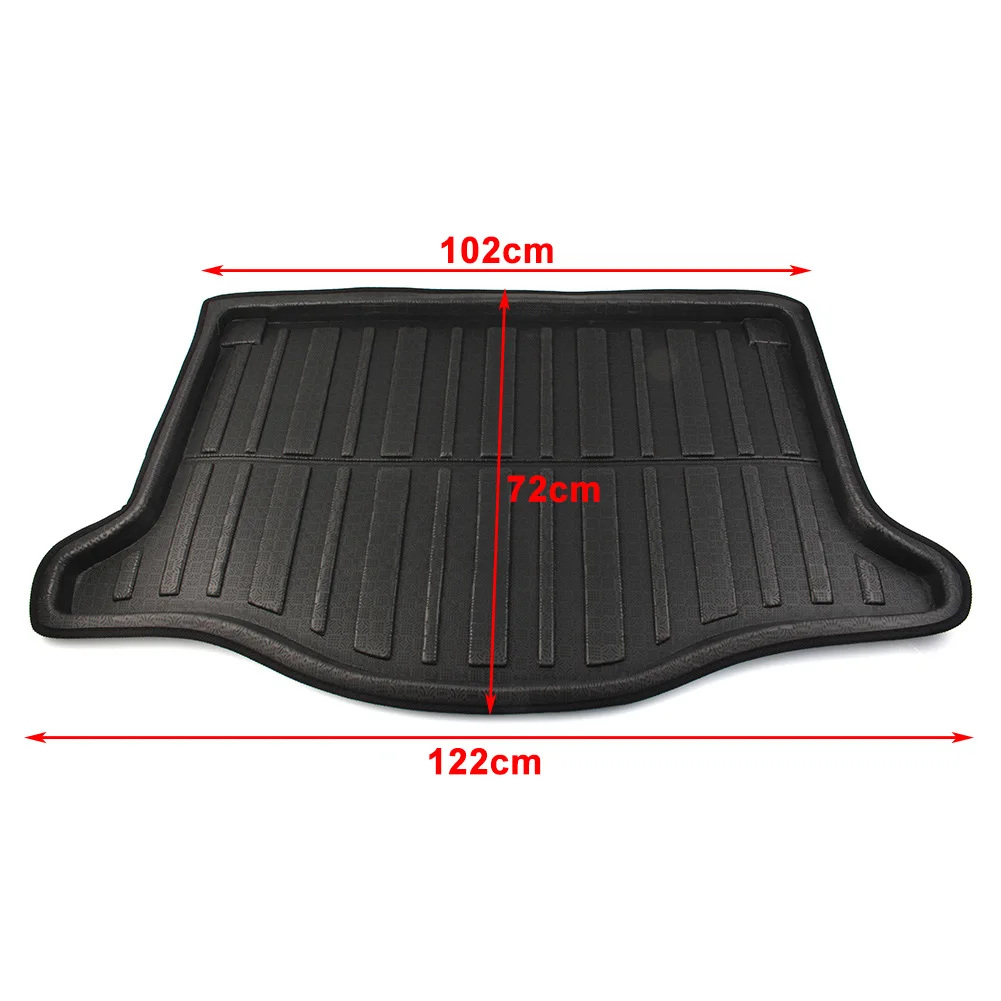 Auto Rear Boot Mat Trunk Liner Cargo Floor Tray For Honda Fit 2014-2017 & Jazz Hatchback GK5