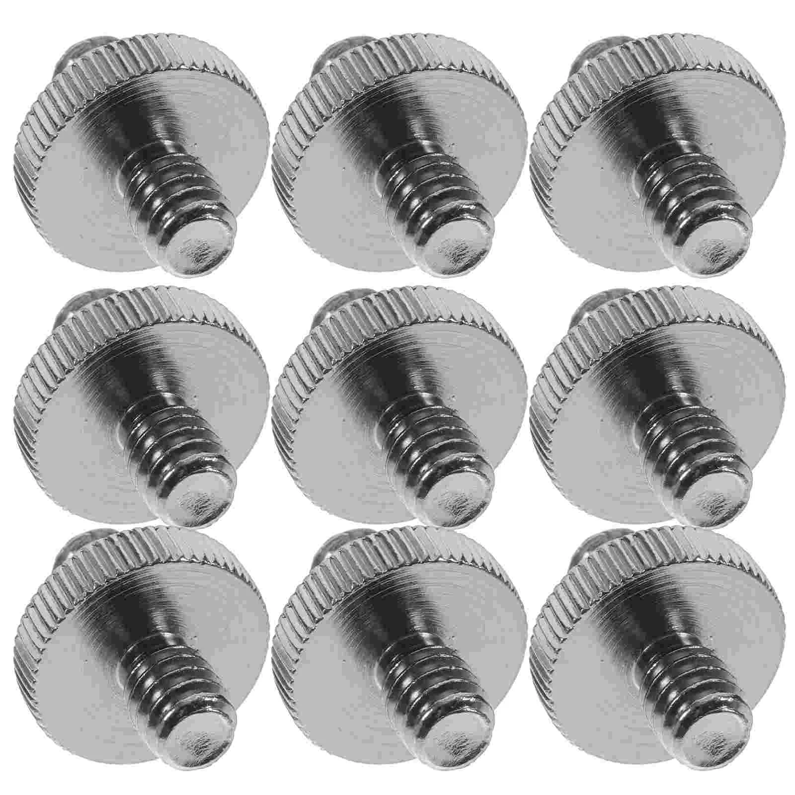 

10 Pcs Camera Fixing Screw Tripod 1/4 Inch Mount Parts Hinge Galvanized Iron Mounting Screws