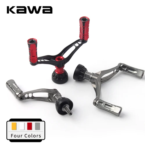 Kawa-mango de pesca con microcarrete, accesorio de aleación de aluminio, perilla Materail, traje D y S, accesorio basculante, mango DIY, 1 ud.