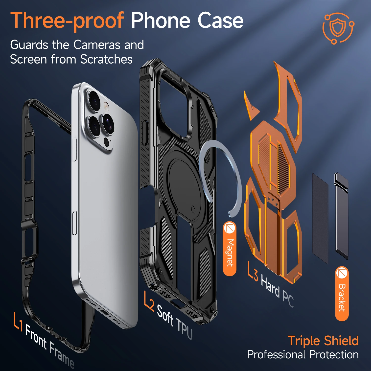 For iPhone 17E 16E 17 16 15 14 - огляд і ціна Rugged Armor Case