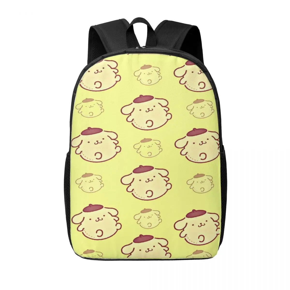 Custom Pom Pom Purin Lovely Animes Backpacks Men Women Fashion Bookbag for School College Bags