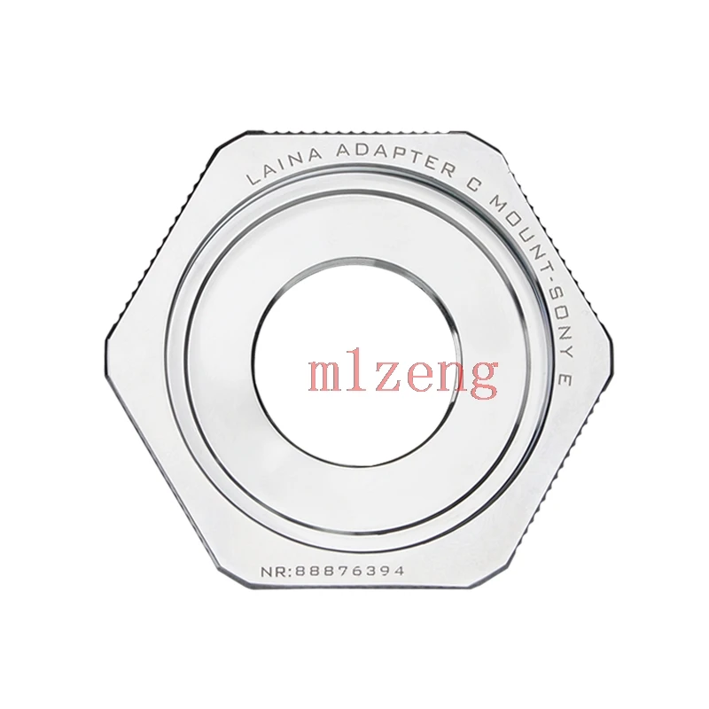 c-nex Adapter Ring for c cctv movie lens to sony e mount NEX-3/5/7 a7 a7s a7c a9 a7r2 a7r4 A7RV a6300 a6700 zve1 zv-e10 camera