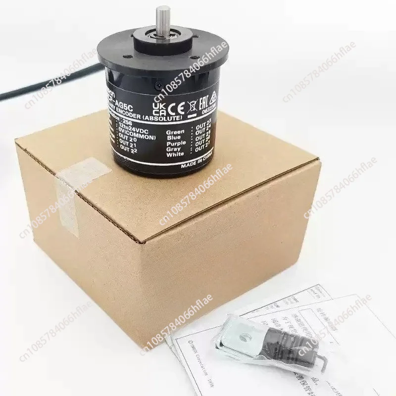 E6CP-AG5C Absolute Rotary Encoder, 256 P/R Rugged Position Sensor Encoder