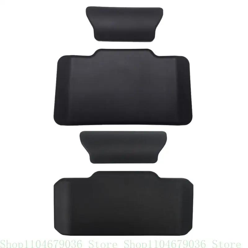 

652F Motorbike Passenger Backrest Pad Comfort Luggage Cushion with Storage Compartment for Rear Seats Selfadhesive Shockproof