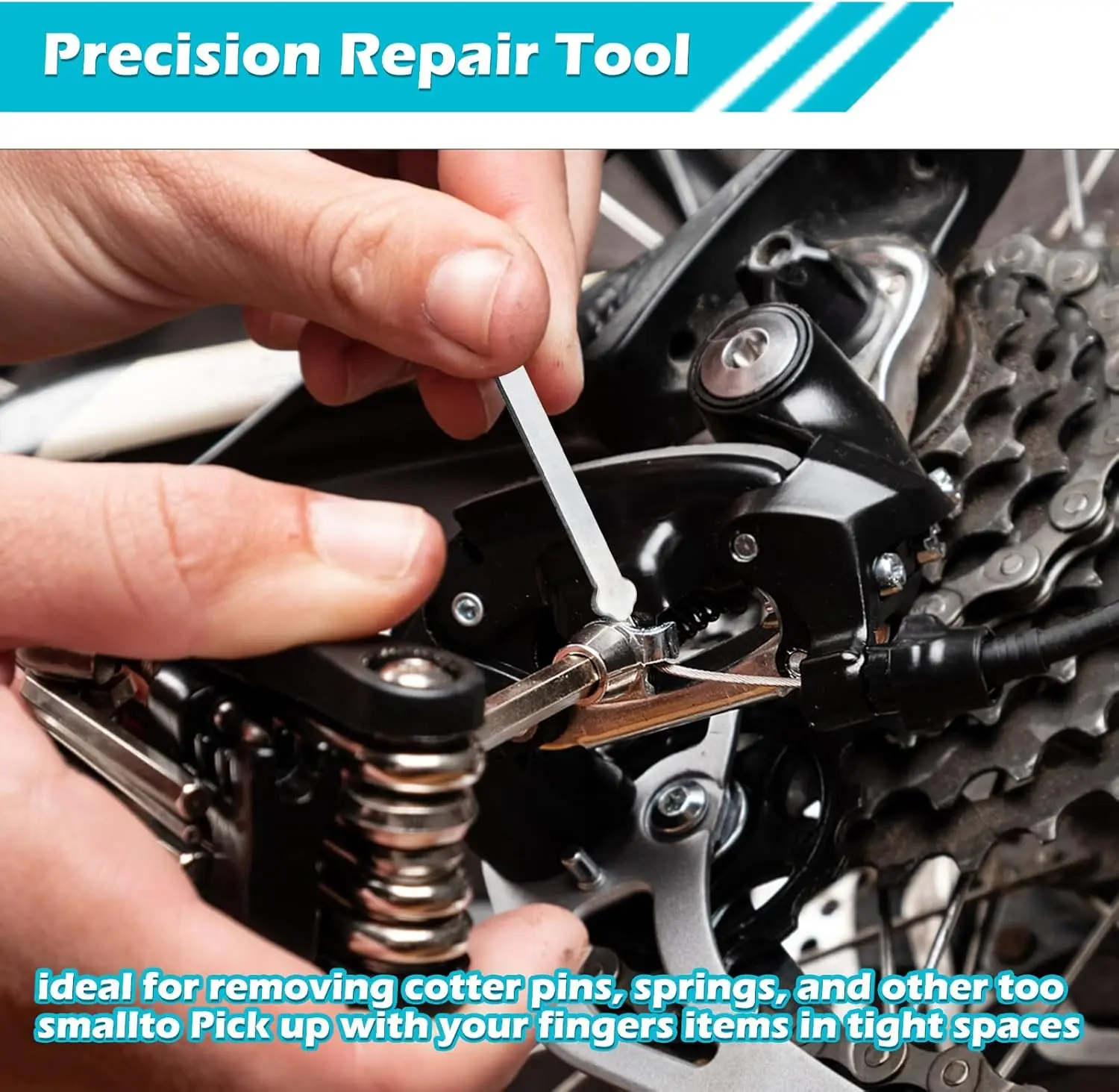 16 قطعة مجموعة أدوات إصلاح مجموعة الخطافات، أدوات يدوية للسيارات، مجموعة أدوات اختيار السيارة من الفولاذ المقاوم للصدأ لصندوق أدوات الخزانة