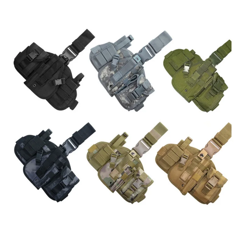 Outdoor hunting accessories thigh bag suitable for Glock 17, 18, 19, 26, 34 and above right-handed Molle handguns