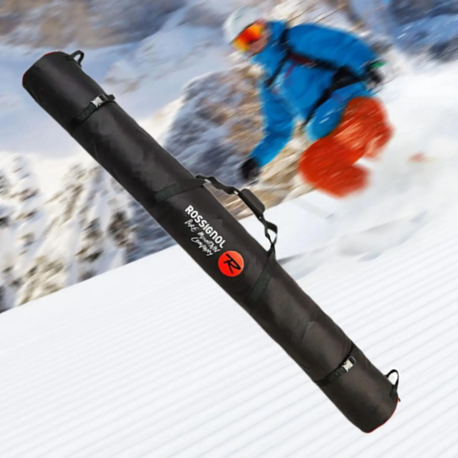 

Ski Equipment Storage Bag Wear Resistant Portable Water Resistant Ski Case Hand Bag for Skiing Winter Sports Travel Snowboarding