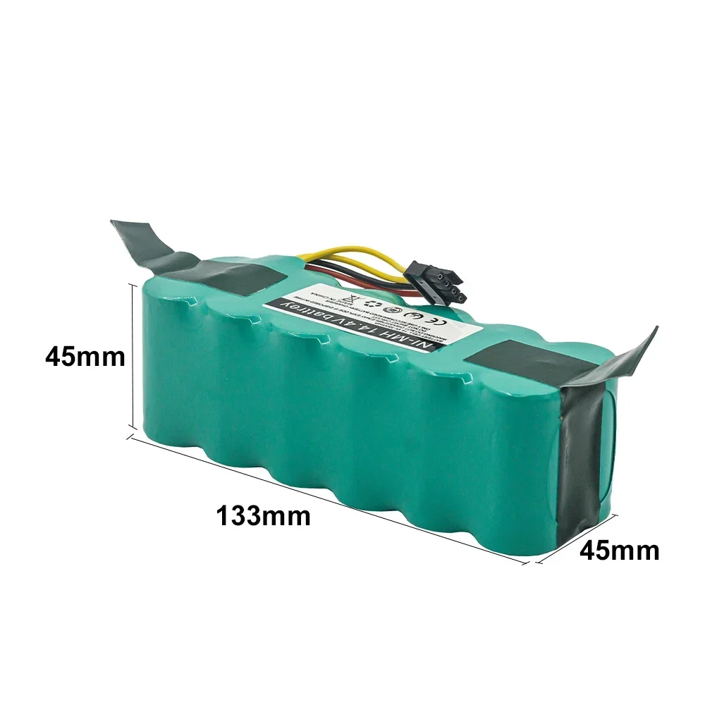 Battery for Kitfort KT504 Haier T322 T321 T320 T325/Panda X500 X580/Ecovacs Mirror CR120/Dibea X500 X580 Robotic Vacuum cleaner