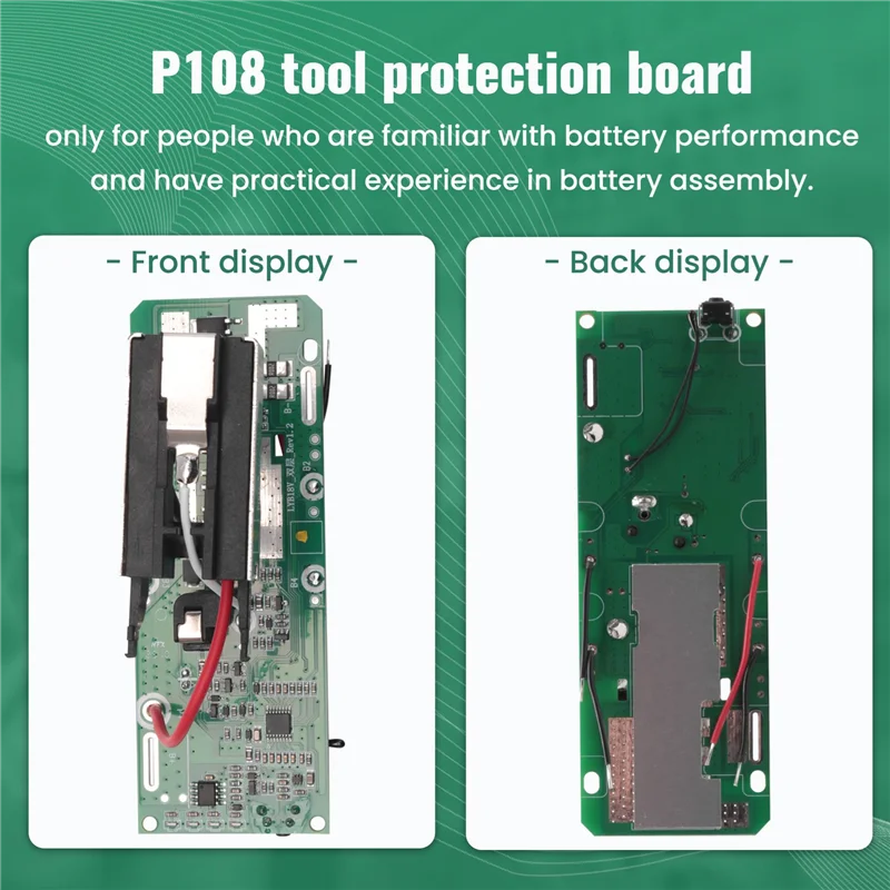 

A82I-4Pcs Li- Battery Charging Protection Circuit Board For Ryobi 18V Lithium Battery P108 P103 RB18L4 0 Protection Board