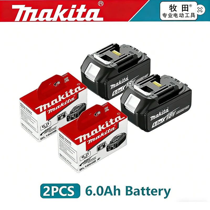 

6000mAh original Makita battery 18V 6.0Ah 3Ah rechargeable battery,replacing Makita BL1830BL1840BL1850BL1860B, power tool batter