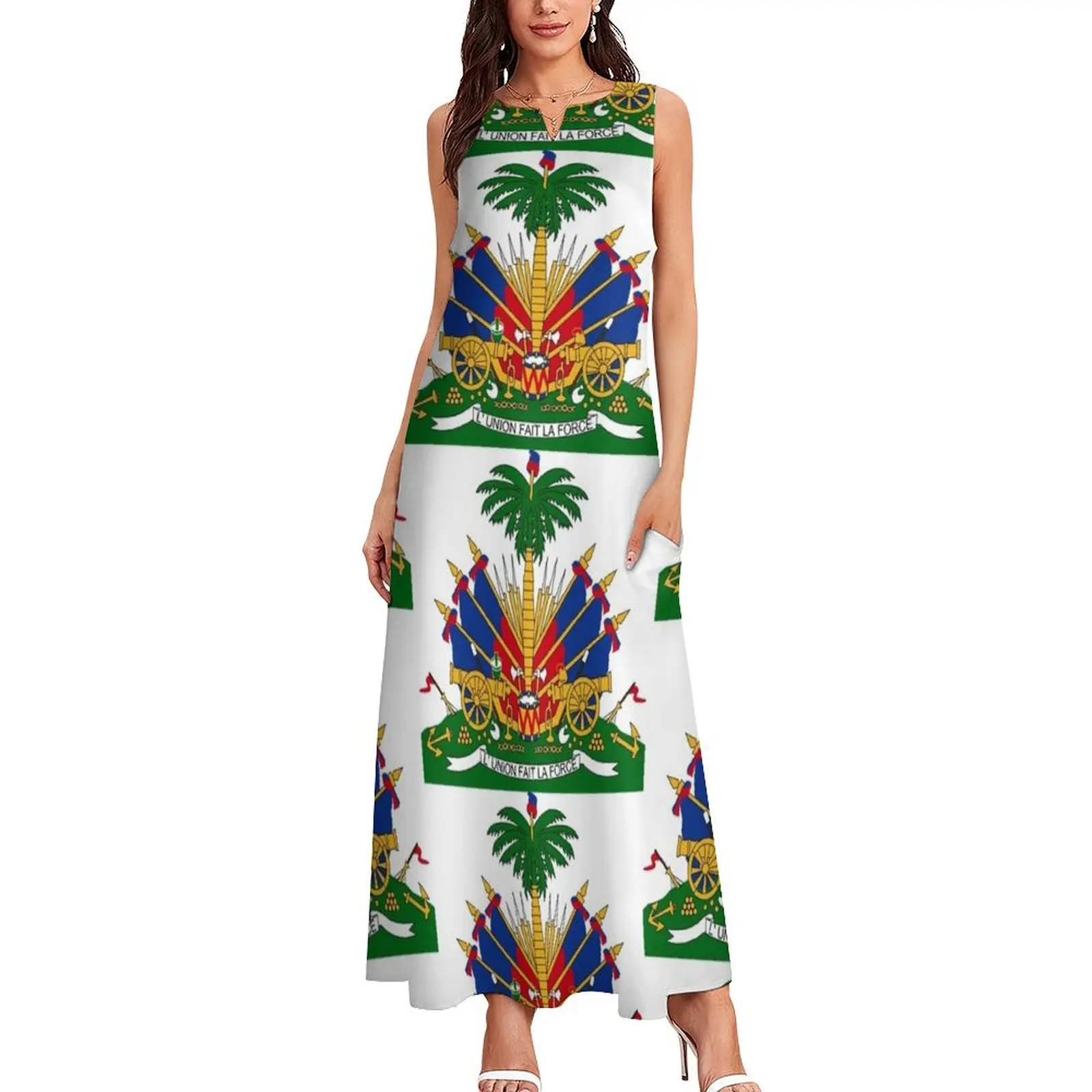 Haiti Coat of Arms Long Dress long dress women Long dress woman