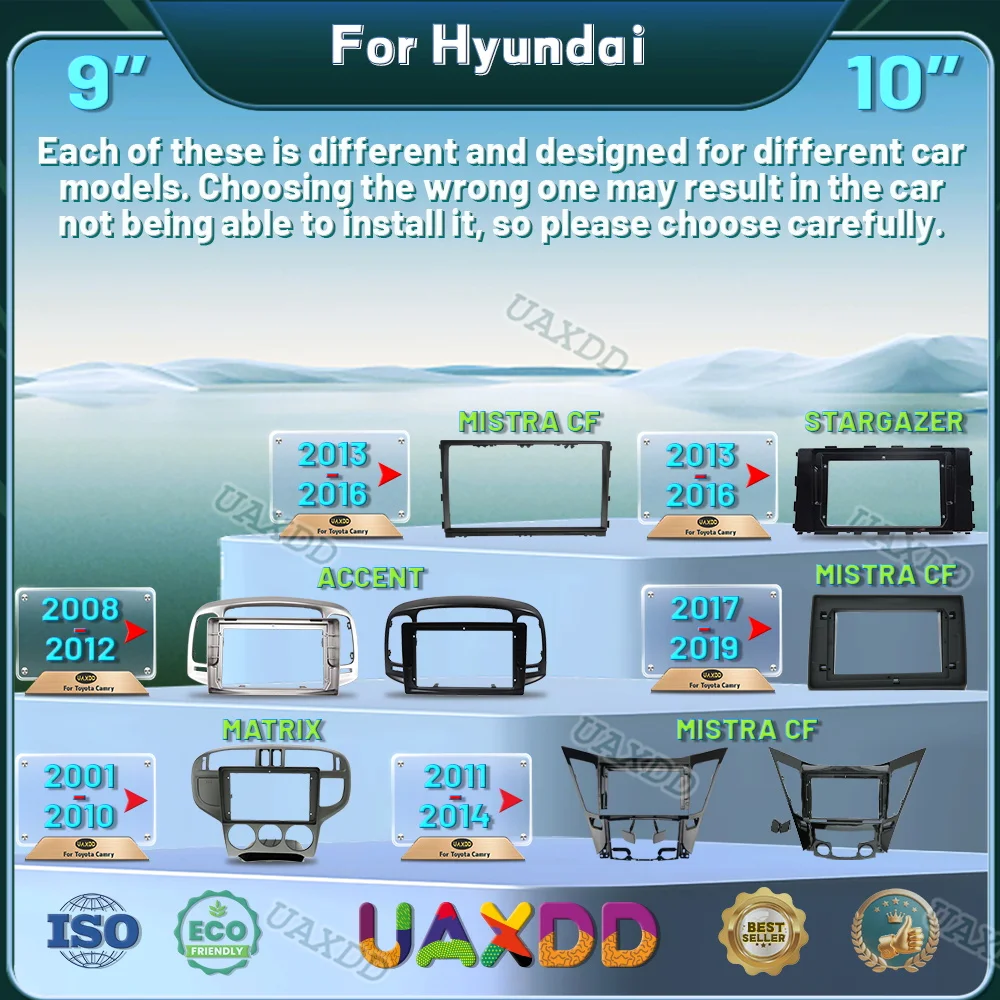 

Для 2008-2012 Hyundai ACCENT 9INCH 2013-2019 MISTRA CF 10,1 ДЮЙМОВ СТАРГАЗЕР автомобильный DVD MP5 радио Android рамка видеоплеер приборная панель