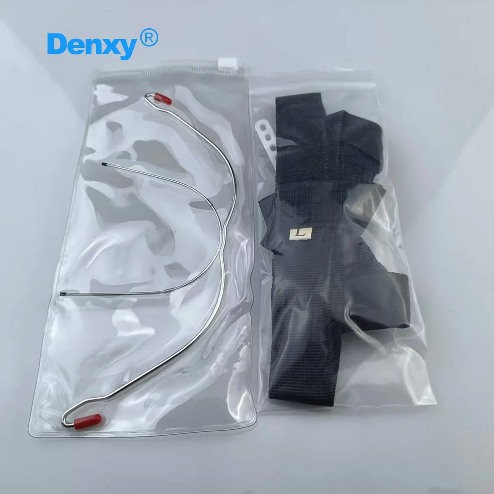 DENXY 1 Set Kieferorthopädische Kopfbedeckung mit Sicherheitsknopf, Gesichtsbow und Rückwärtszug für zahnmedizinische Anwendungen – Detail 5
