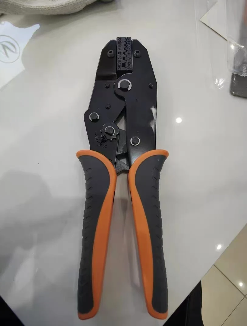 

Инструмент для обжима сверхмощных соединительных контактов (HD/HDD/HEE) — щипцы для авиационных клемм, двухцветная ручка