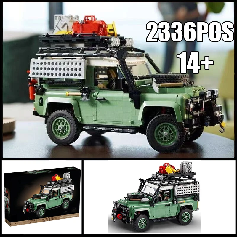 

New High-Tech Land Rovered Defender 90 Bricks Compatible 10317 Super Off-Road Racing Car Building Blocks 2336Pcs Kids Toys Gifts