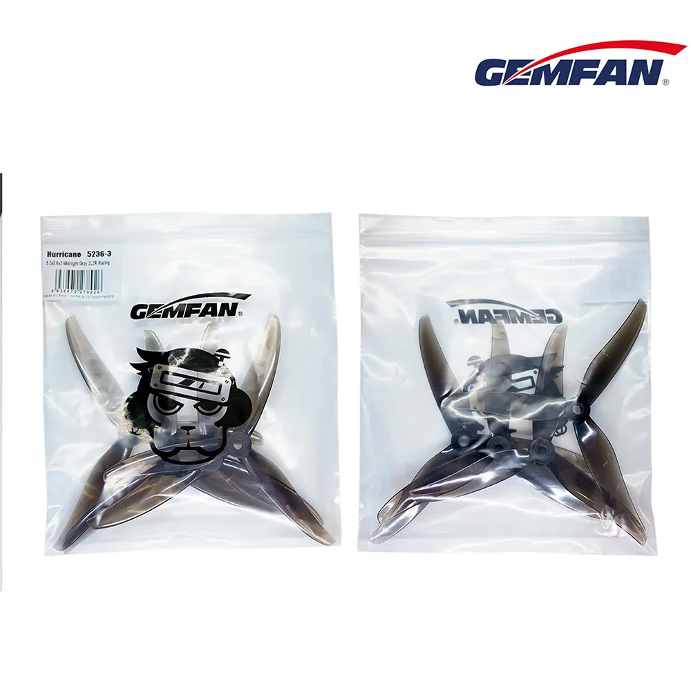 Hurricane 5536 5.5 × 3.6 × 3 hélice PC à 3 pales pour Drones RC FPV Freestyle 5.5 pouces FPV Racing pièces de mise à niveau cinématographiques 2 paires