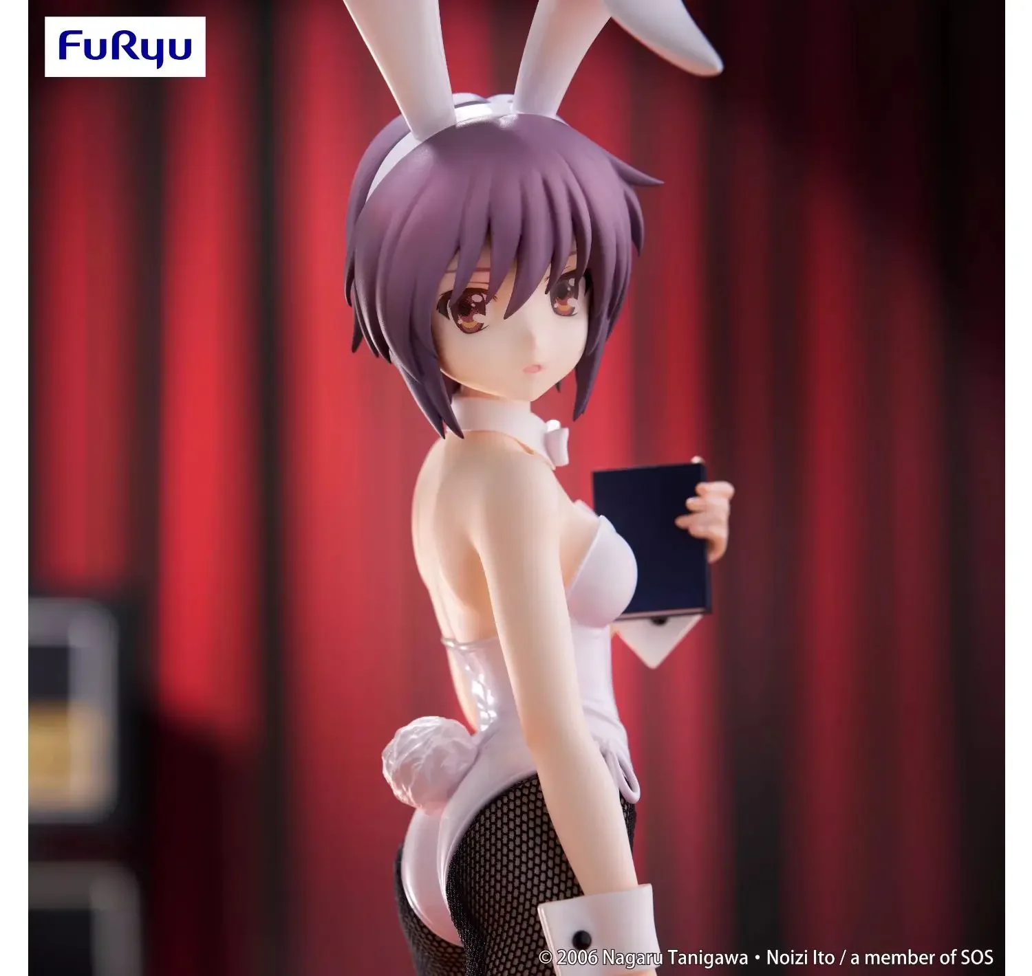 Original FuRyu BiCute Suzumiya Haruhi No Yuuutsu Nagato Yuki PVC Anime Figures Action Figure Model Toys Christmas Gifts