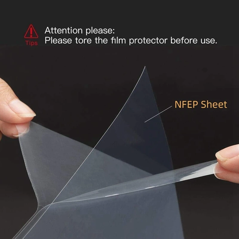 5PCS NFEP(FEP 2.0)Films For Photon M3 Max, M3 Premium, Elegoo Jupiter(6K), Saturn 2 Resin Printers Accessories 380X260x0.15Mm