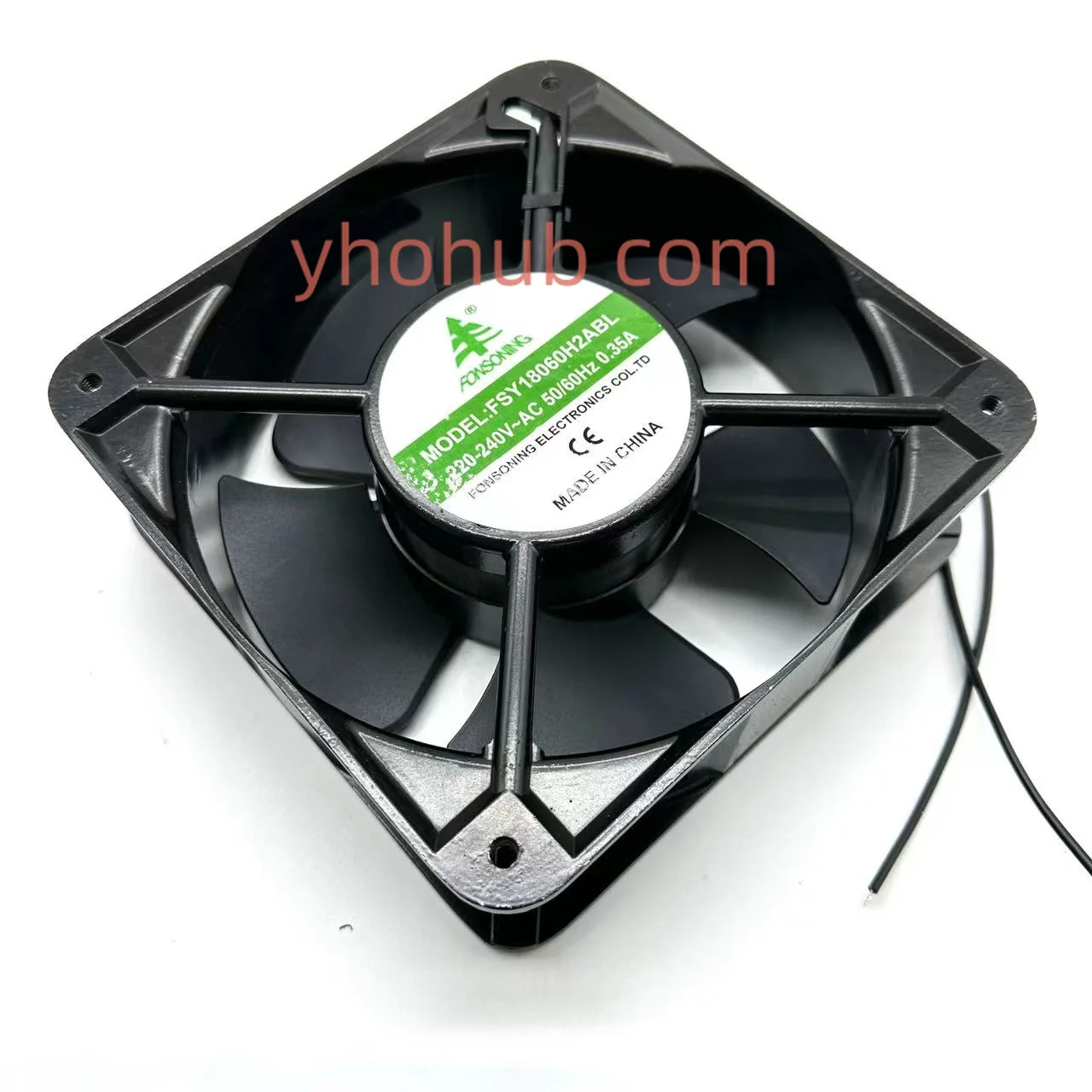 FONSONING FSY18060H2ABL Server Cooling Fan 0.35A 180x180x60mm 2-Wire