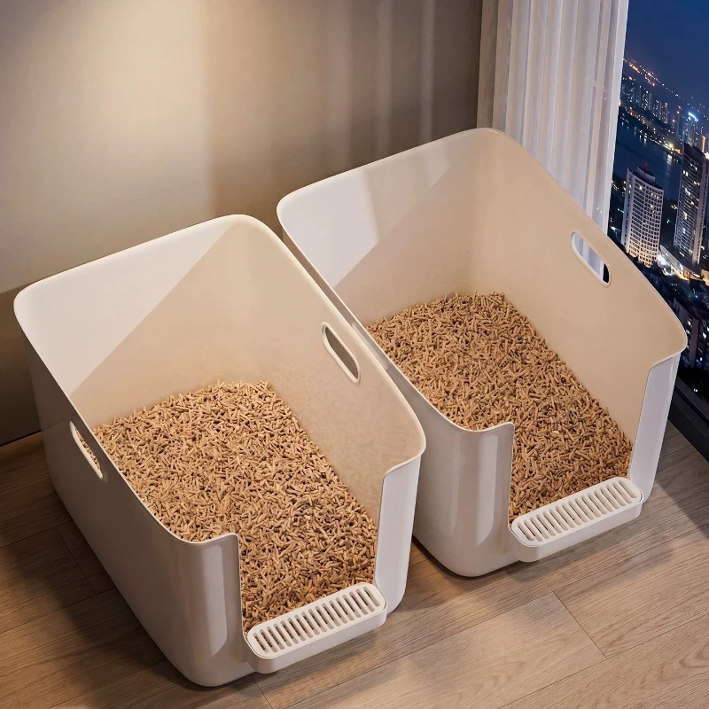 Detachable Large Luxury Sandbox Litter Box Hiding Closed Defecation Litter Box Defecation Areneros Para Gatos Household Products