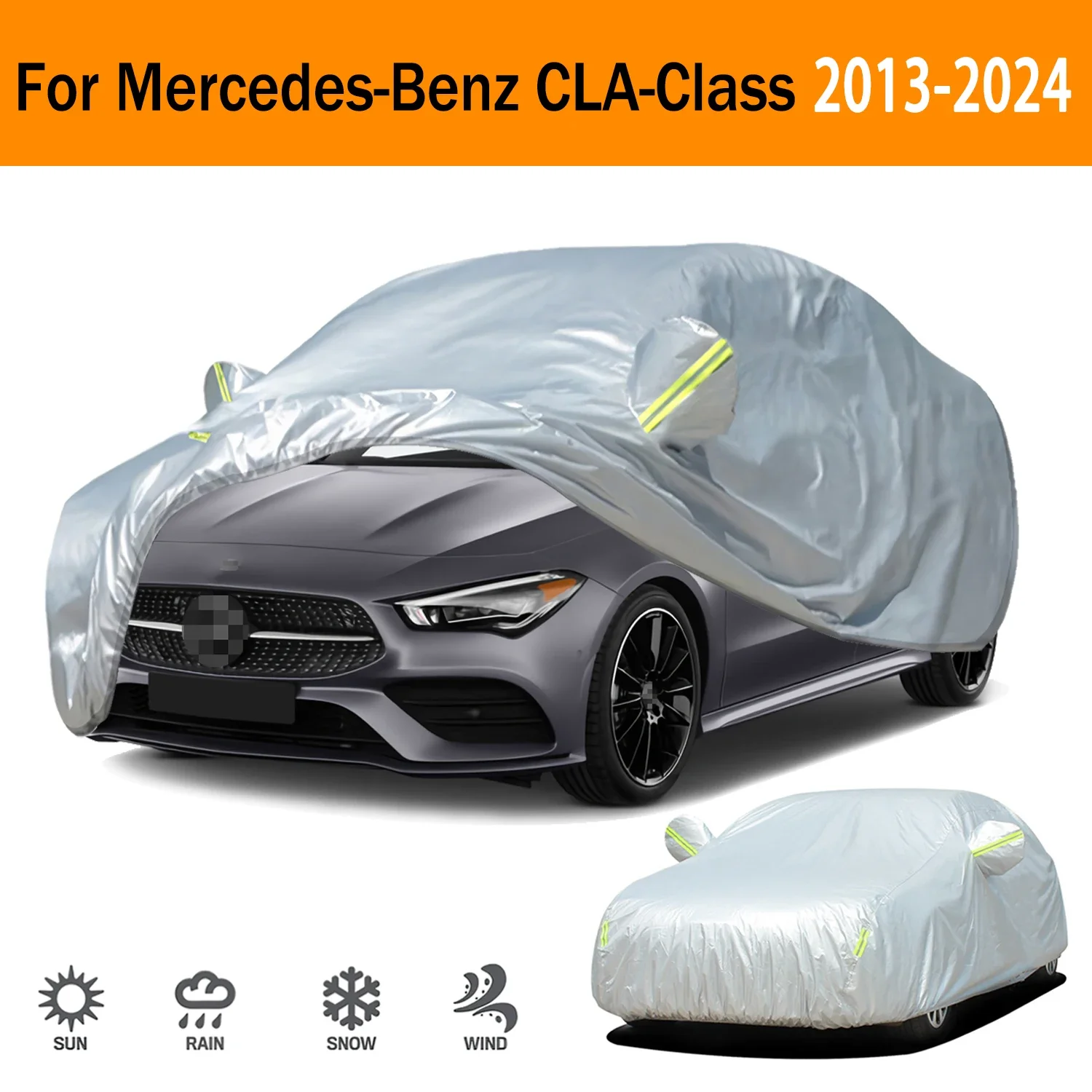 

For Mercedes-Benz CLA-Class Outdoor Protection Full Car Covers Snow Cover Sunshade Waterproof Dustproof Exterior Car accessorie