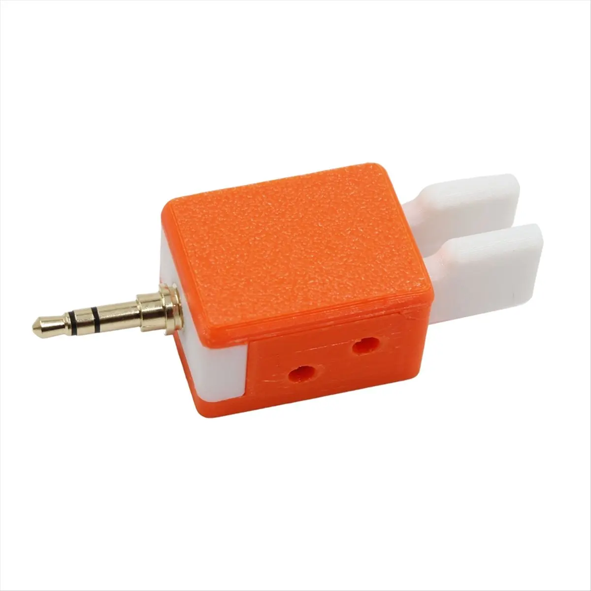 AT16 Double Paddle CW Key Double Automatic Key Morse Code Mini Multipurpose Sturdy Orange