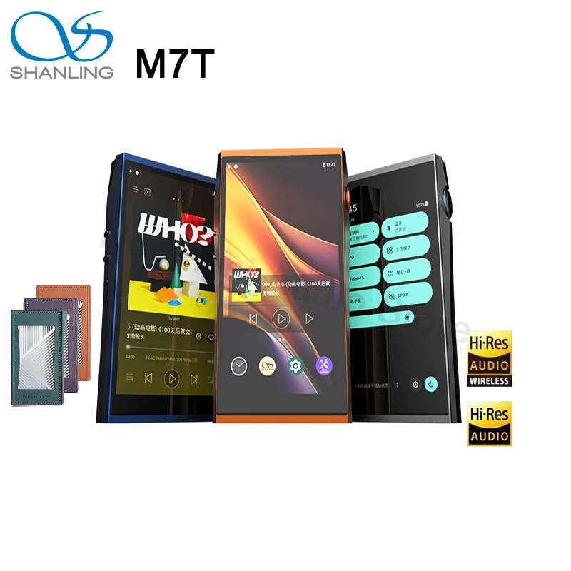 

Shanling M7T MP3 Player Portable Music Player HIFI Hi-Res Audio Two Way Bluetooth 5.0 WiFI DAC AK4191 Dual AK4498EX Android 13