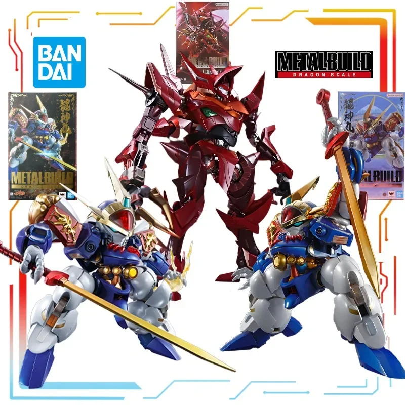 Bandai METAL BUILD DRAGON SCALE Guren S.E.I.T.E.N. Eight Elements, Code Geass Anime Mecha Action Figure, Finished Model Toy Gift