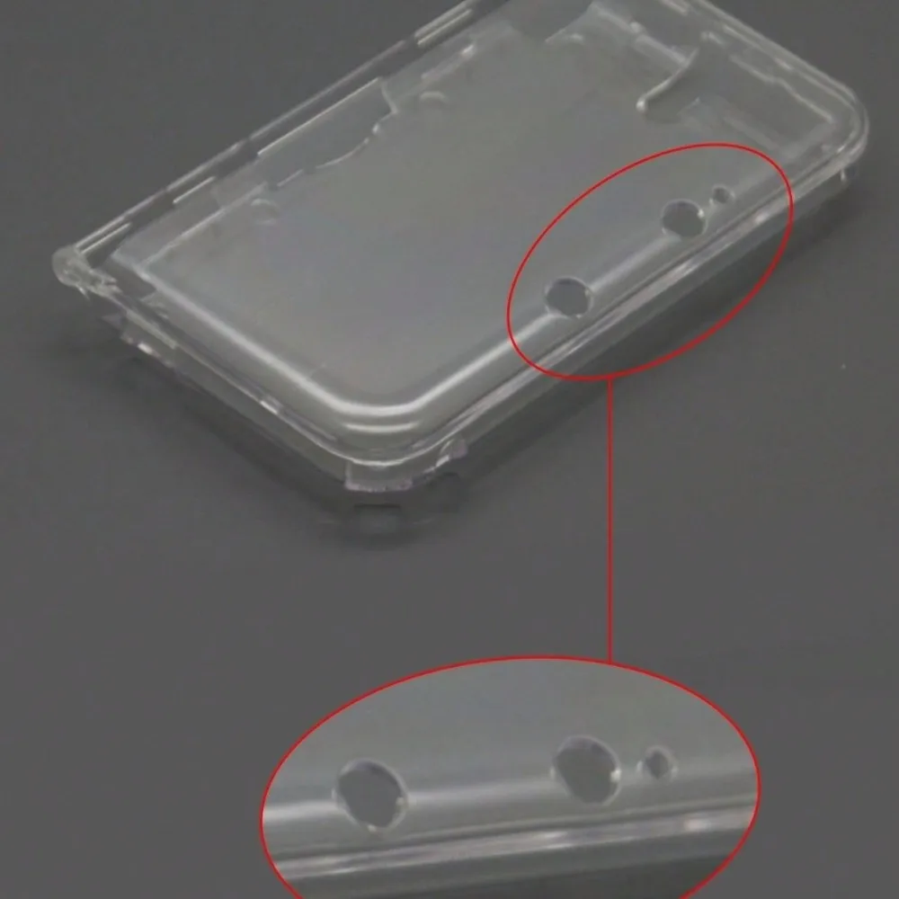 Clear Plastic Protective Hard Shell Transparent Scratch Resistant Game Console Case for 3DS 3DS XL LL New 3DS New 3DS XL/LL