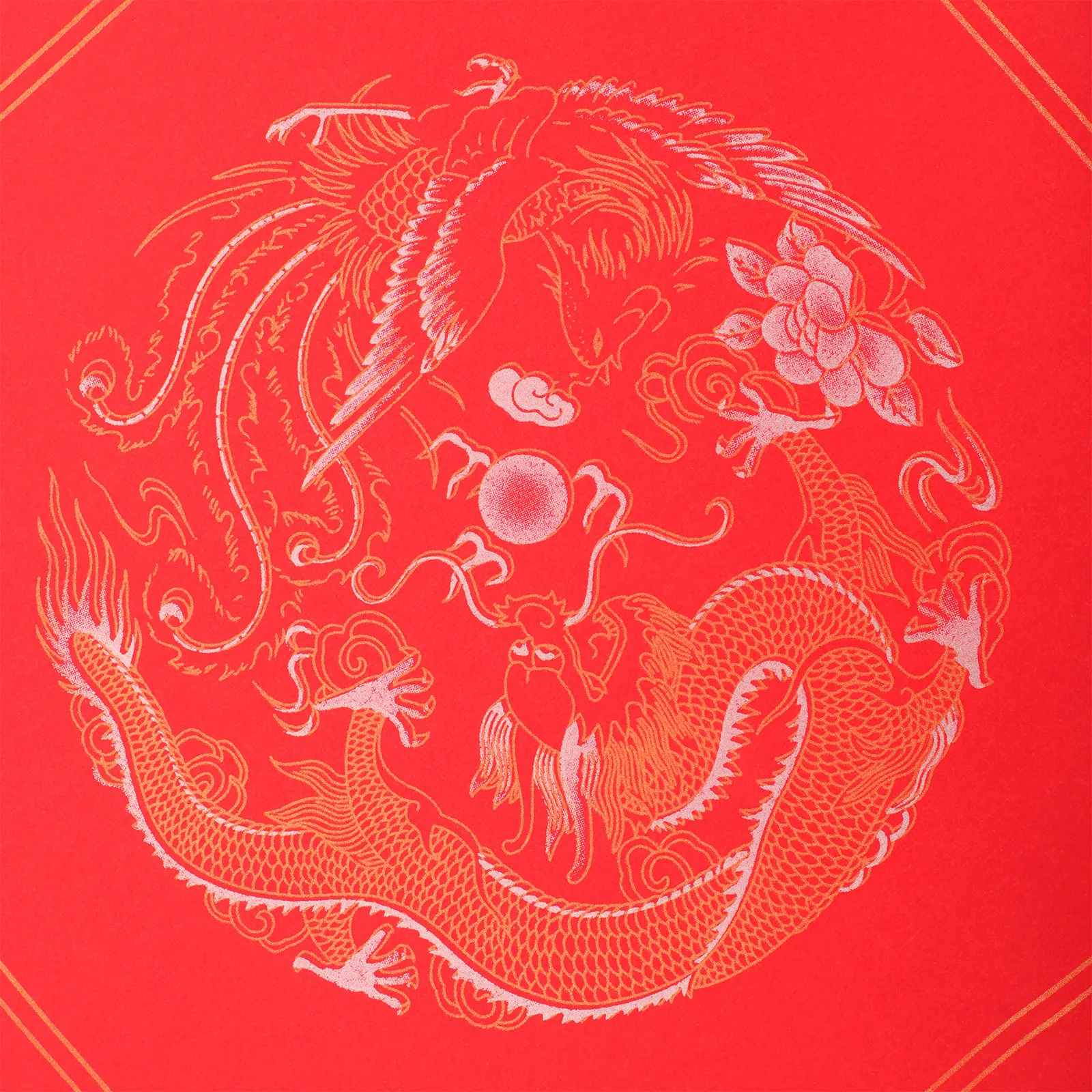 Red Xuan Paper For Fu Character Writing Chinese New Year Decoration Blank Calligraphy Sheets Spring Festival Party