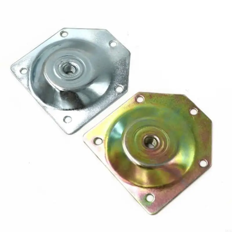 581E Connecting Iron Sheet Angled Legs Fixing Plate Bracket Furniture Table Feet Set