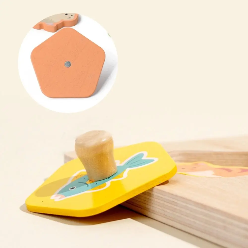 Tablero de rompecabezas, juguetes de madera, rompecabezas 3D Montessori, forma interactiva, juego de mesa a juego, patrón portátil cognitivo