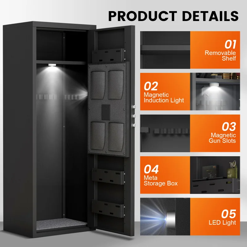 custom.Integrated Cabinet Safe Storage Cabinet Fireproof Anti-theft Password Gun Safe Box