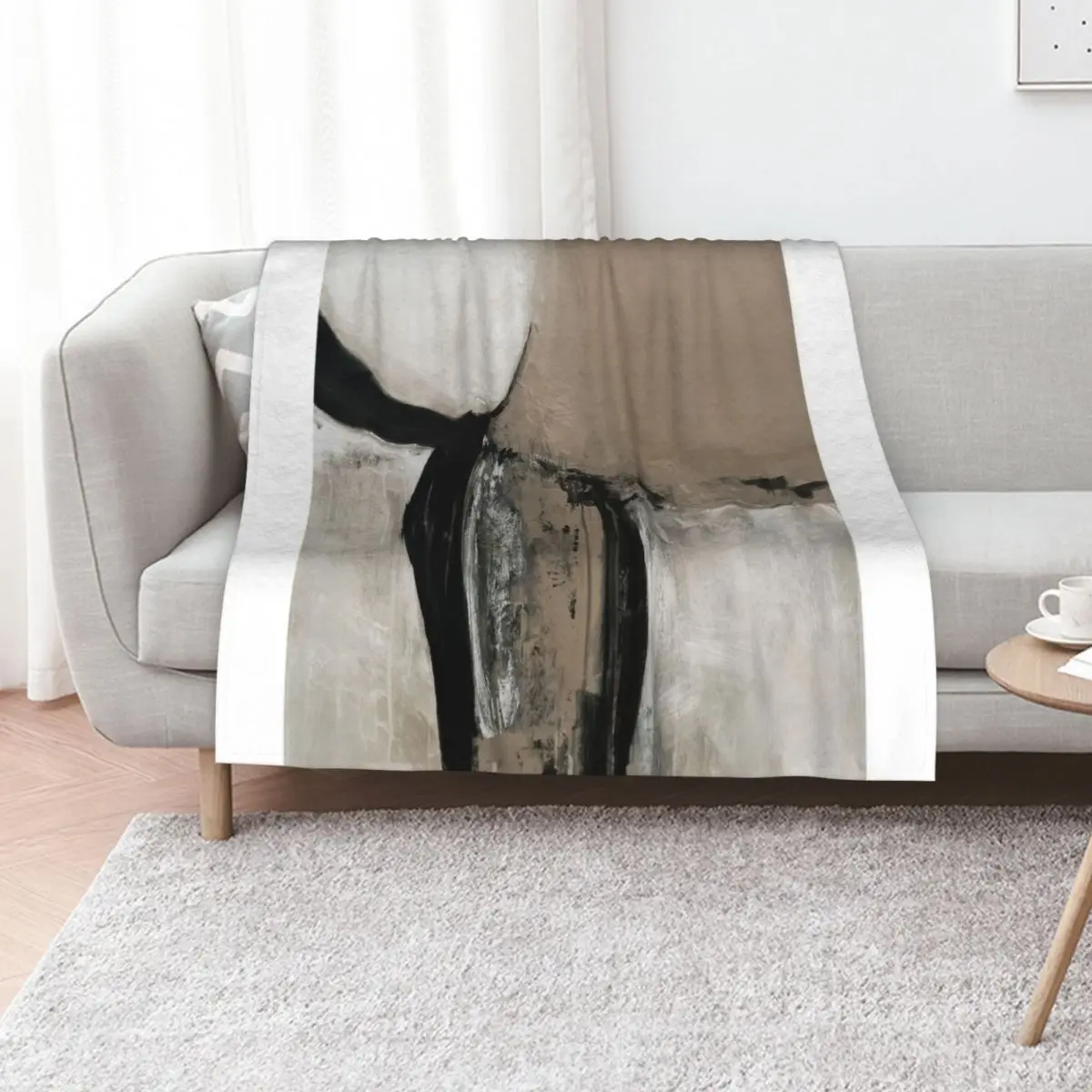 neutral abstract Throw Blanket blankets and throws cosplay anime Fashion Sofas Designers Soft Big warm for winter Blankets