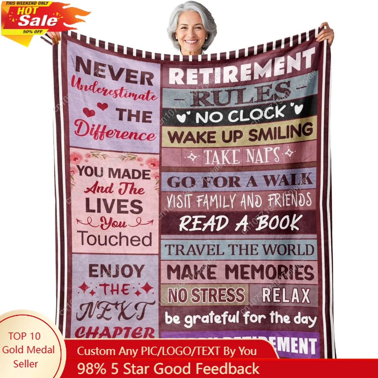 

Retirement Gift for Retirement Gifts for Women Men 2025 Best Retirement Gifts Ideas Happy Gifts for Custom blankets