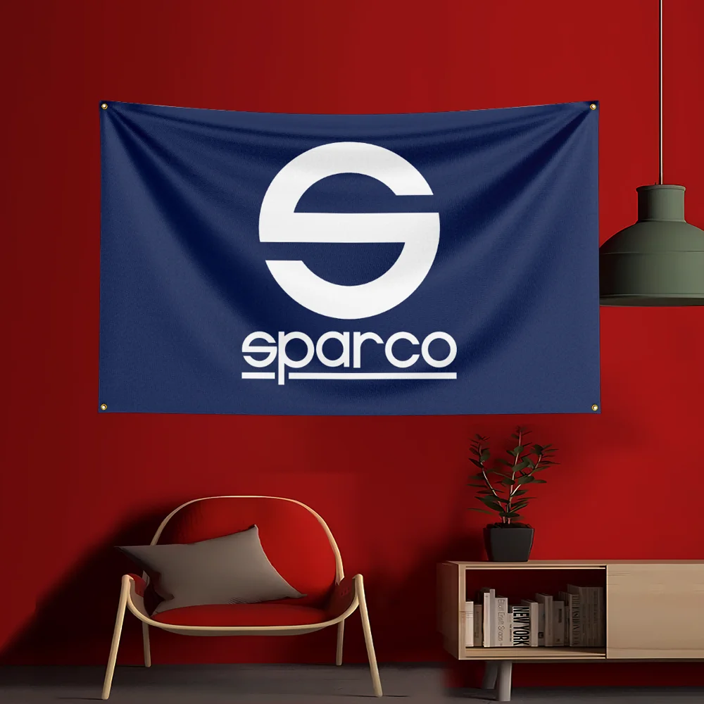 3x5 Ft Sparco Tool Flag Polyester Printed Cars Flags Banner Tapestry for Room Garage Decor Power Tools Flag - Image 4