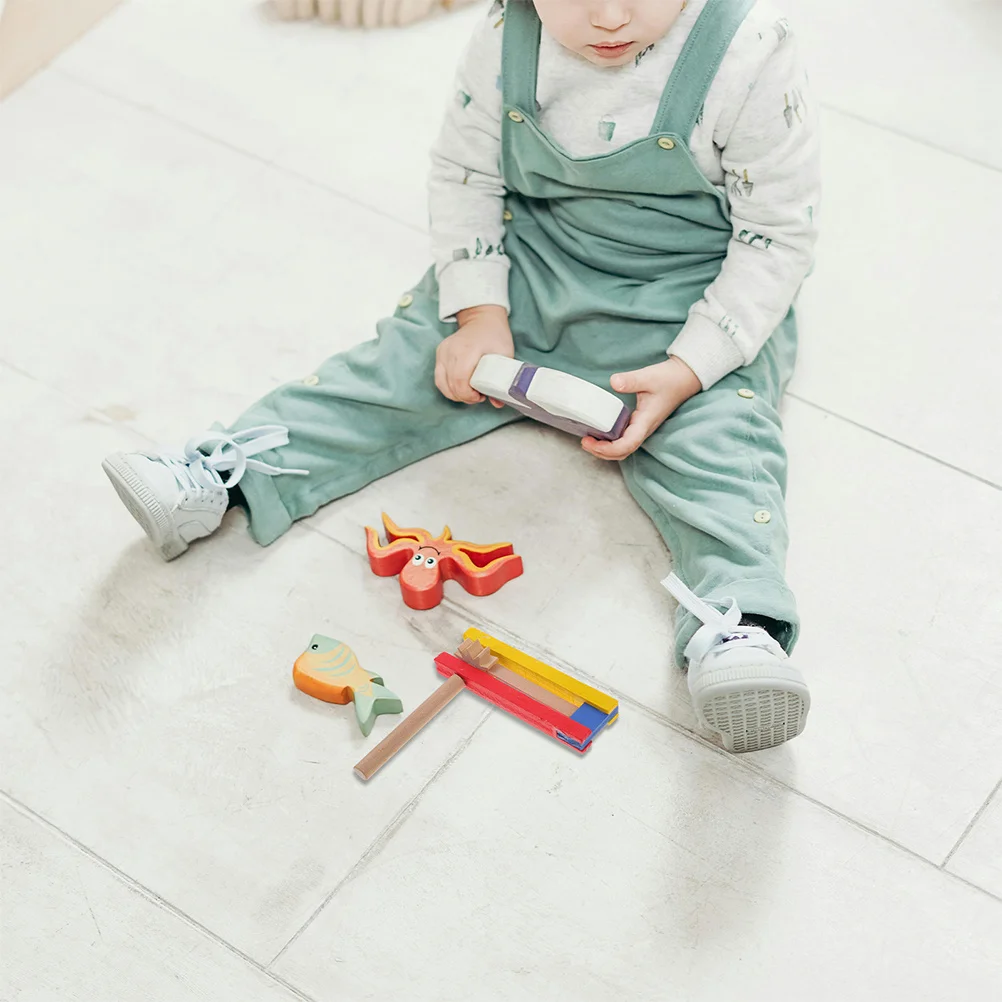 

5Pcs Wooden Spinning Noise Maker Handcrafted Traditional Rattle for Sports Events Birthday Parties Mexicanas Ratchet