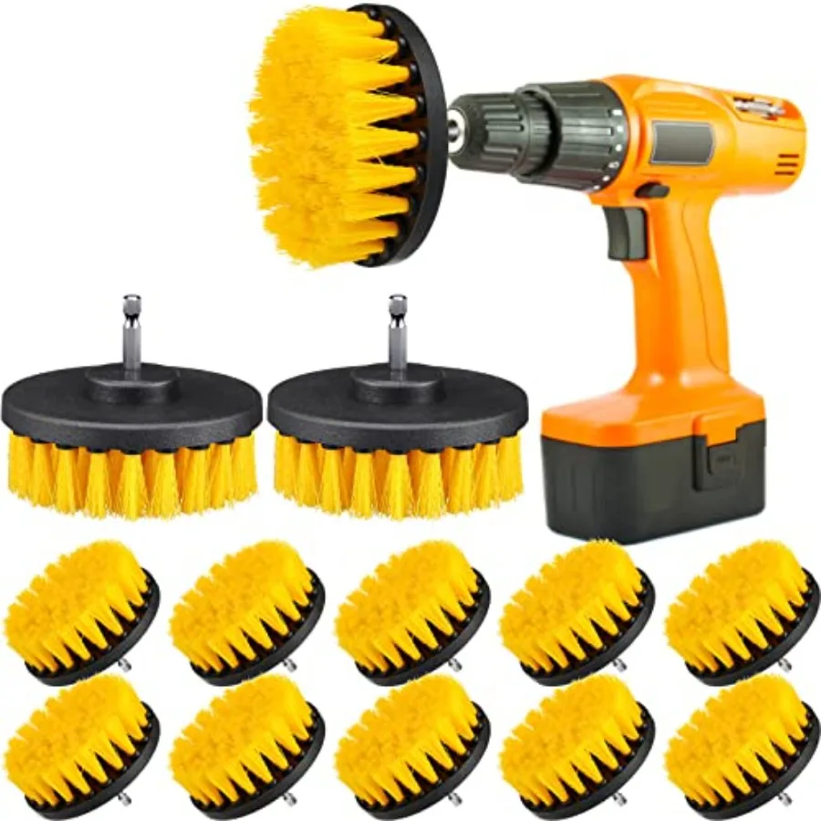 

Drill Brush Attachment Power Scrubber Cleaning Kit Multi Purpose Drill Brush Set Drill Scrubber Brush Kit Cleaning Brushes for
