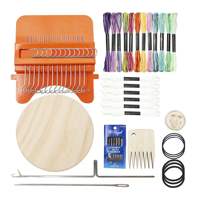 DIY Weaving Repair Tool Complete Darning Kit For Beginners Quickly Mending Jeans Socks, Patterns