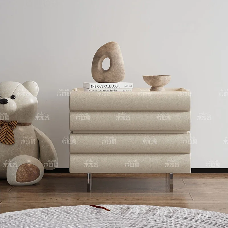 

Wooden White Bedside Table Smart Unique Floor Modern Nightstands Luxury Nordic Mesita De Noche Dormitorio Home Furniture