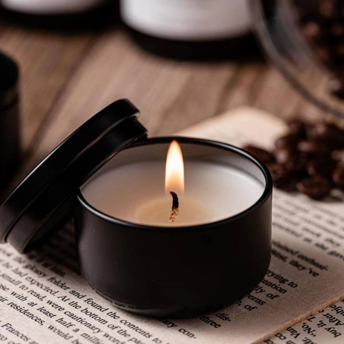 

20Pcs Small Universal Tea Cans, Aluminum Cans for Mini Tea Christmas Candy Aromatherapy Candles Cream Sub-Packaging