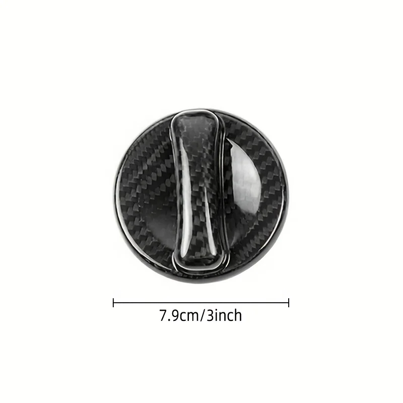 For new Mercedes-Benz models: fuel filler cap accessory, featuring a rigid carbon fiber texture