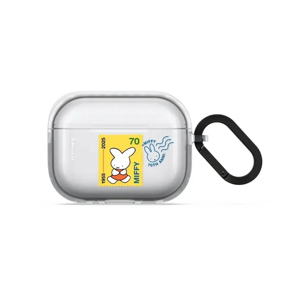 Estuche para Auriculares Kawaii Miffy, Lindo Estuche de Dibujos Animados para AirPods Pro 3, AirPods 4, AirPods Pro 2 de Cuarta Generación, el Mejor Regalo para un Amigo