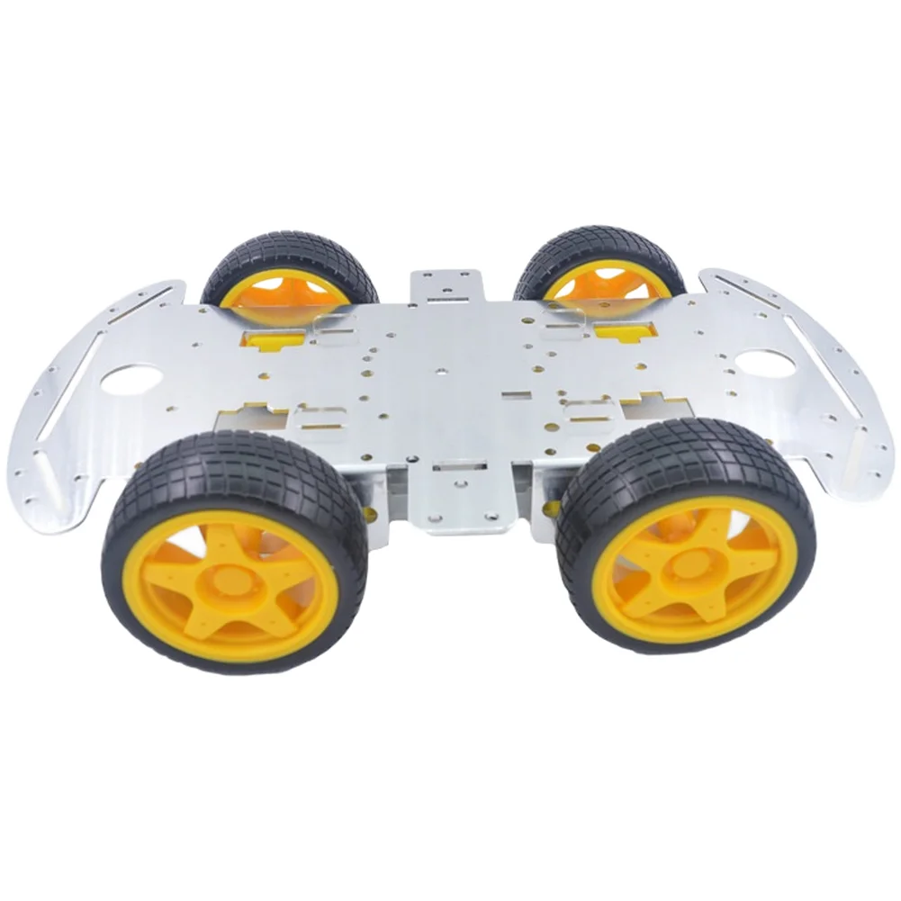 Programmable Robot Chassis with Aluminum Body Encoder Integration and Modular Design for STEM and Coding Education