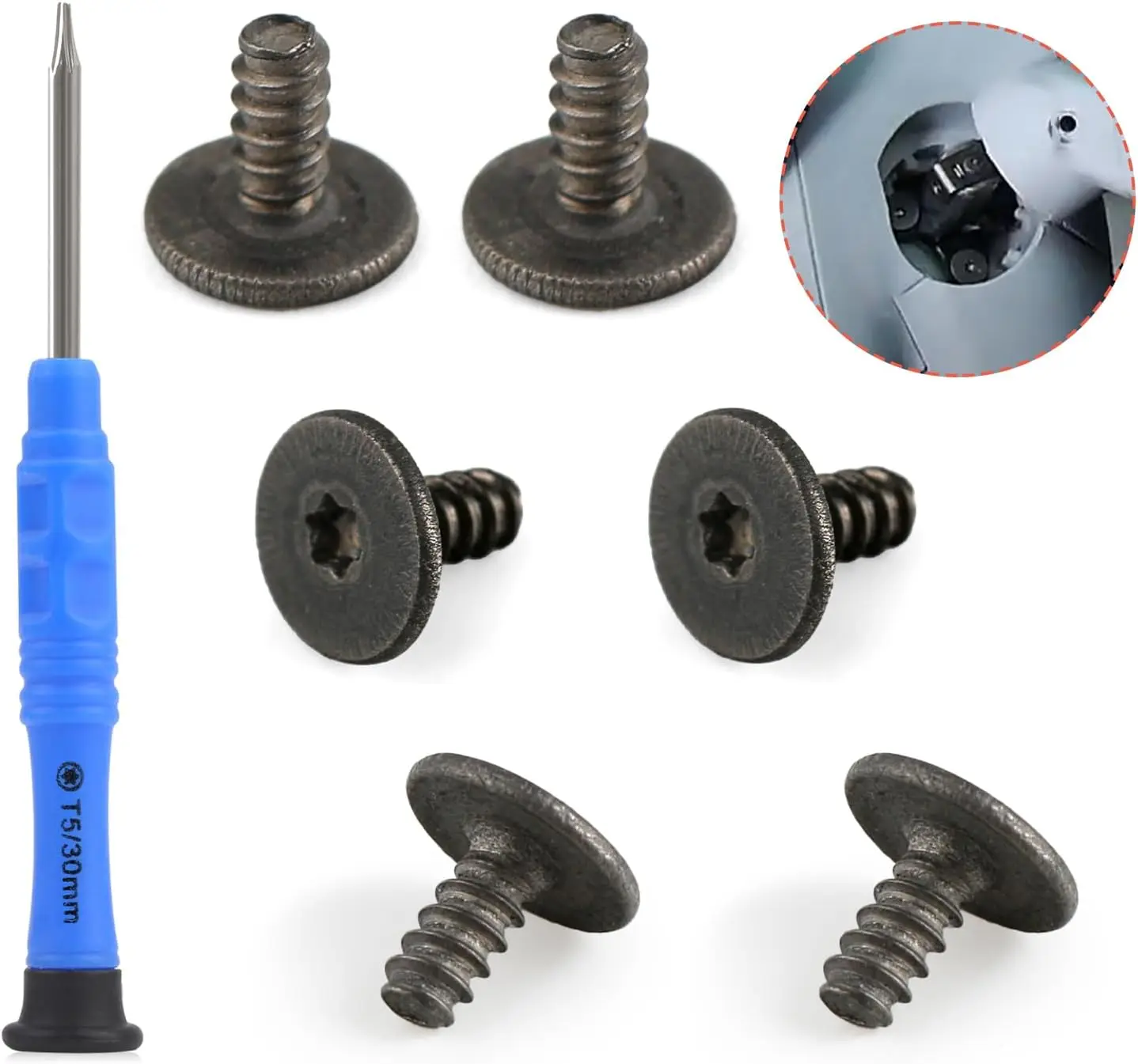 6 Pcs Front Arm Shaft Screws for DJI Mini 3/3 Pro Mini 4 Pro mini 5 pro Replacement Drone Accessories Parts with Tools